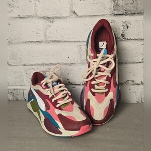 Puma RS-X Multicolor Chunky Sneakers Mens 10 Retro Running Shoes
